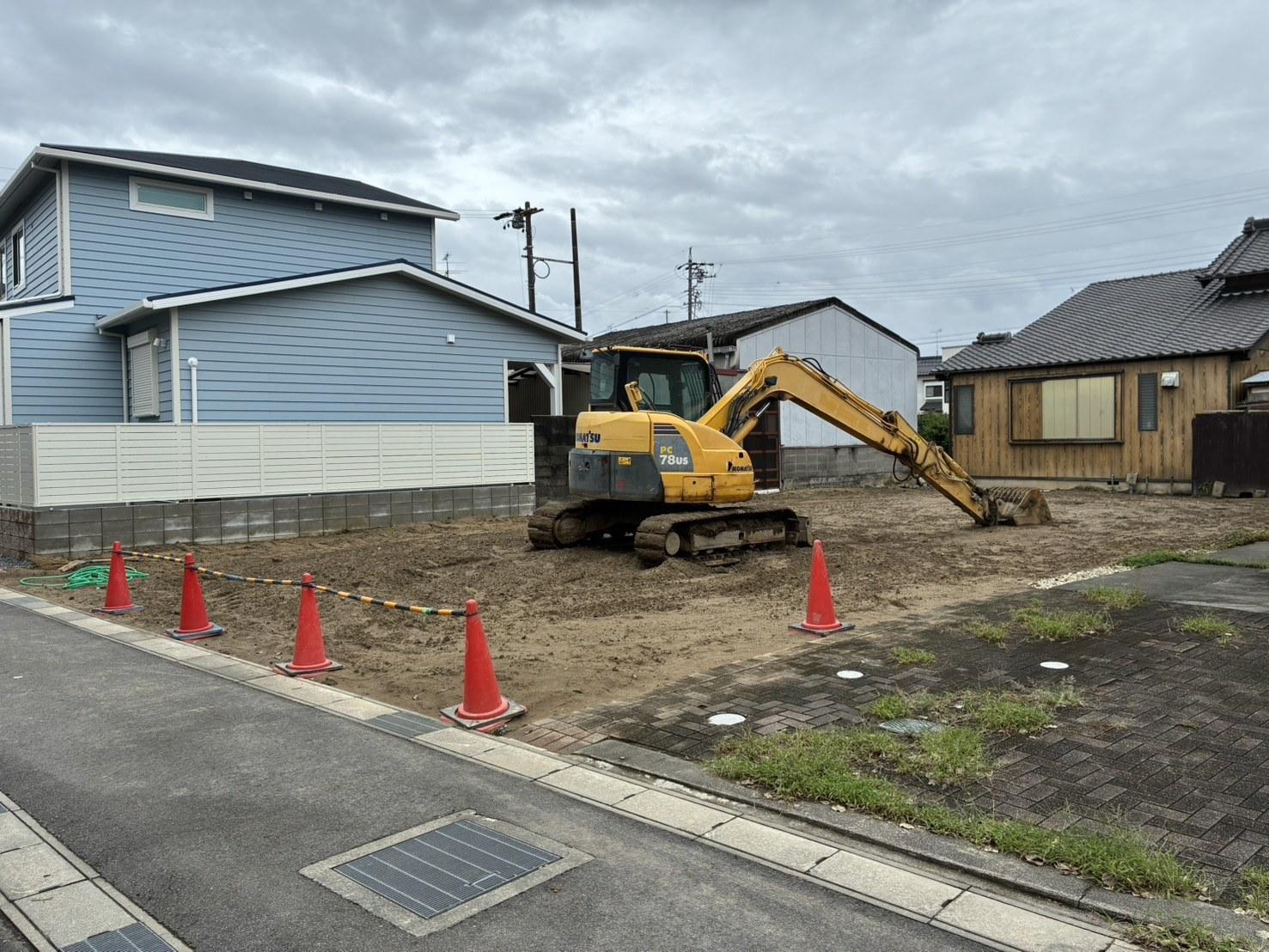 稲沢市稲葉五丁目 売土地の現地写真・資料
